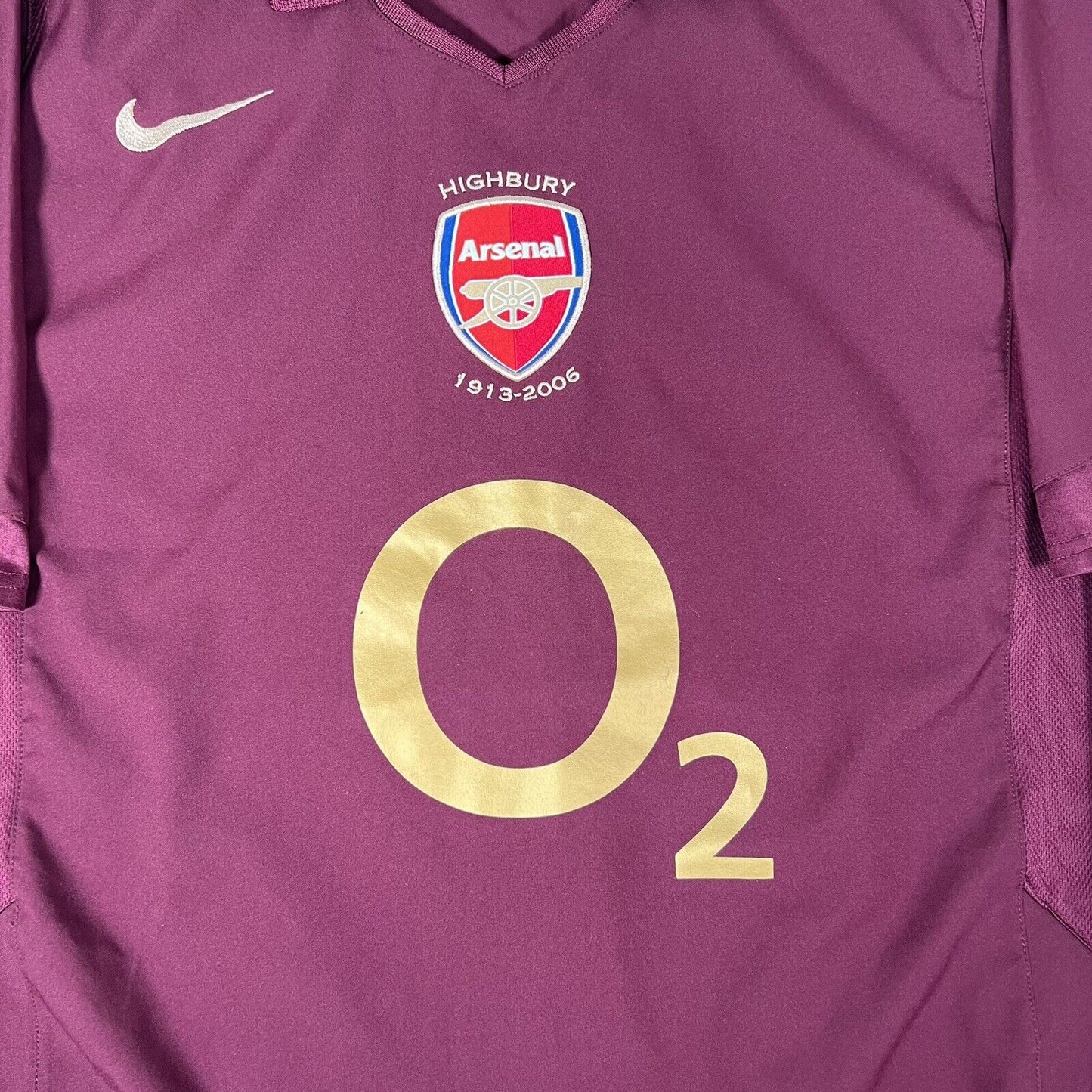 wright 8 arsenal 2005 2006 home football shirt men s medium3