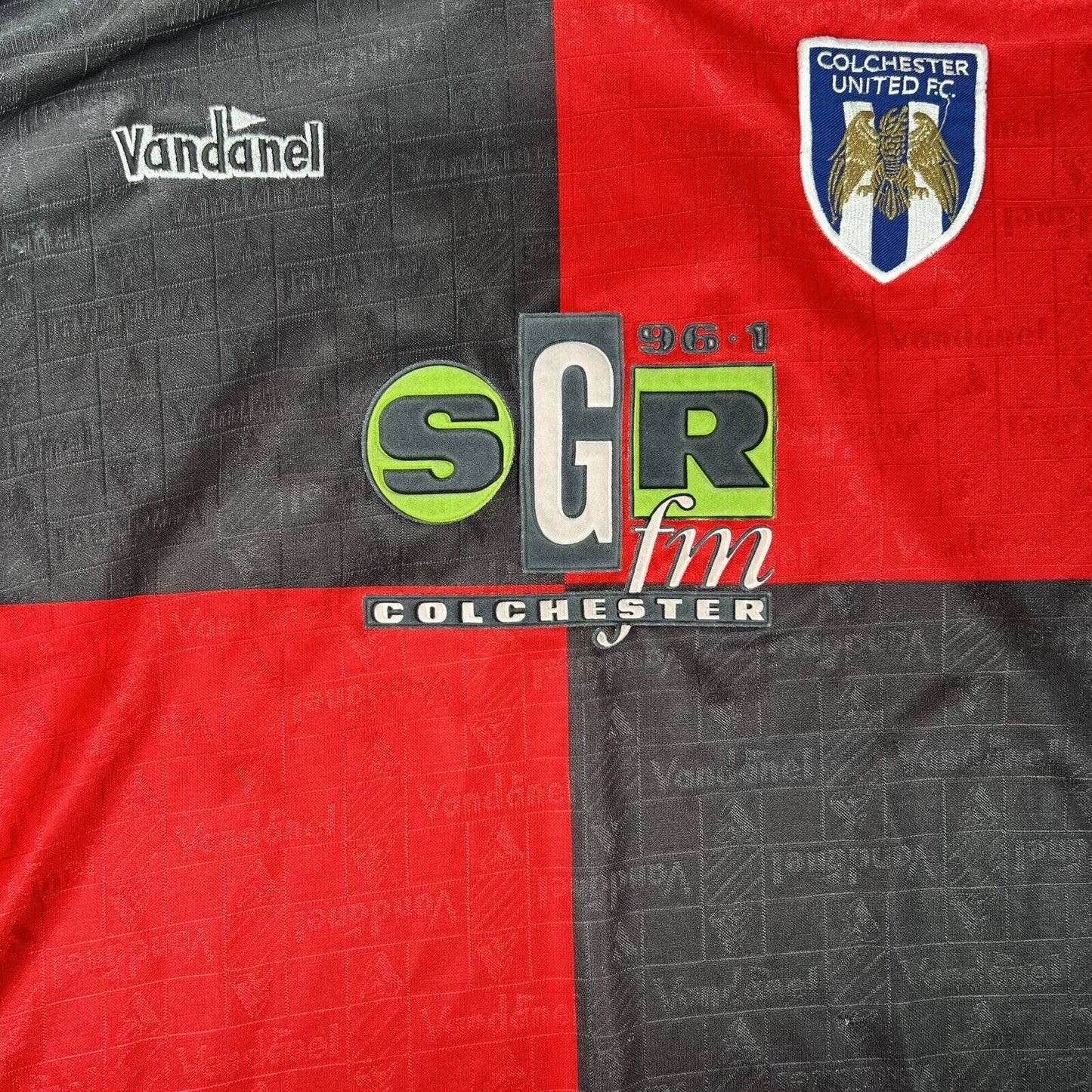 Colchester United 1995/1996 Away Match Issue/Worn Football Shirt XL - Football Shirt Kingdom