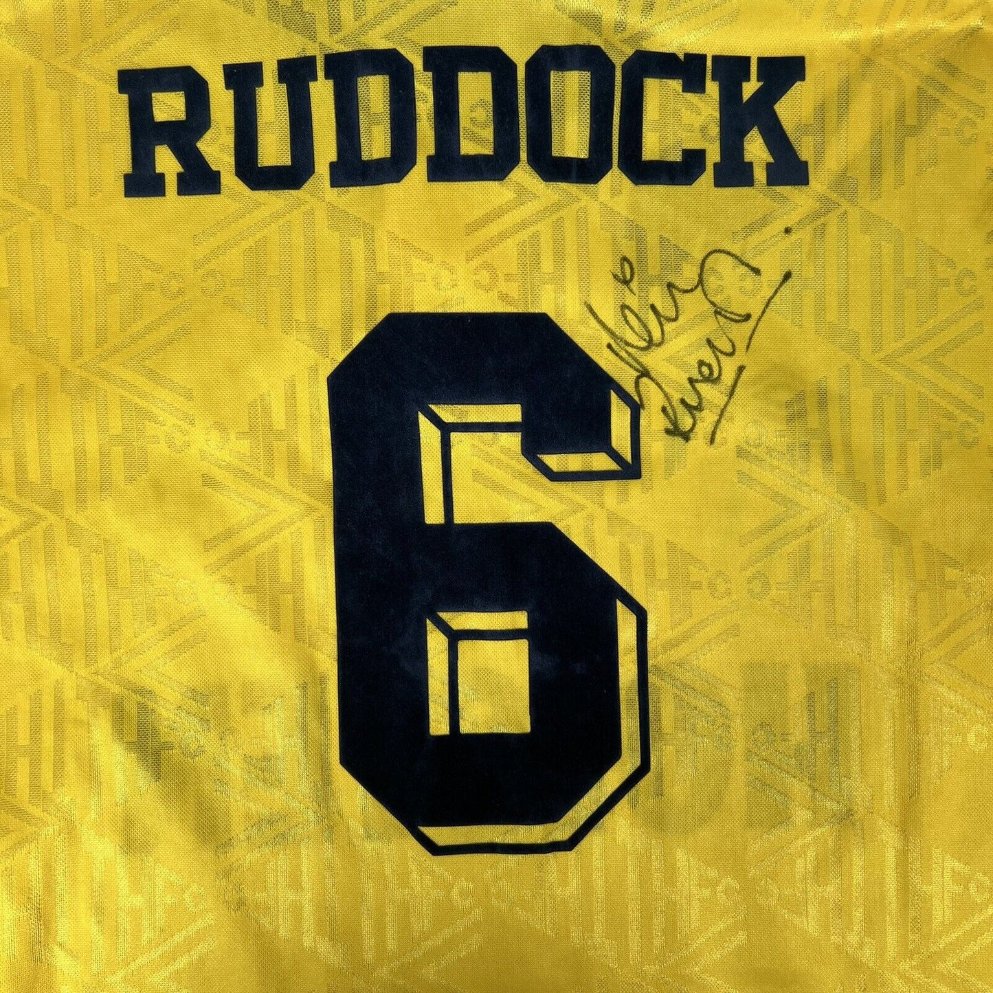 RUDDOCK 6 Tottenham 1991/1992/1993/1994 Signed Away Football Shirt XL - Football Shirt Kingdom