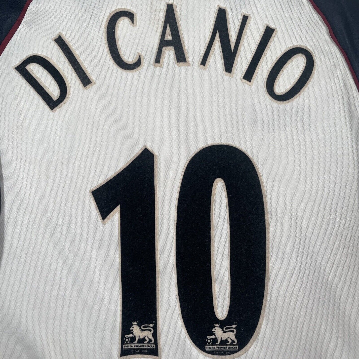 West Ham United DI CANIO 10 1999/2000/2001 Away Football Shirt XL - Football Shirt Kingdom