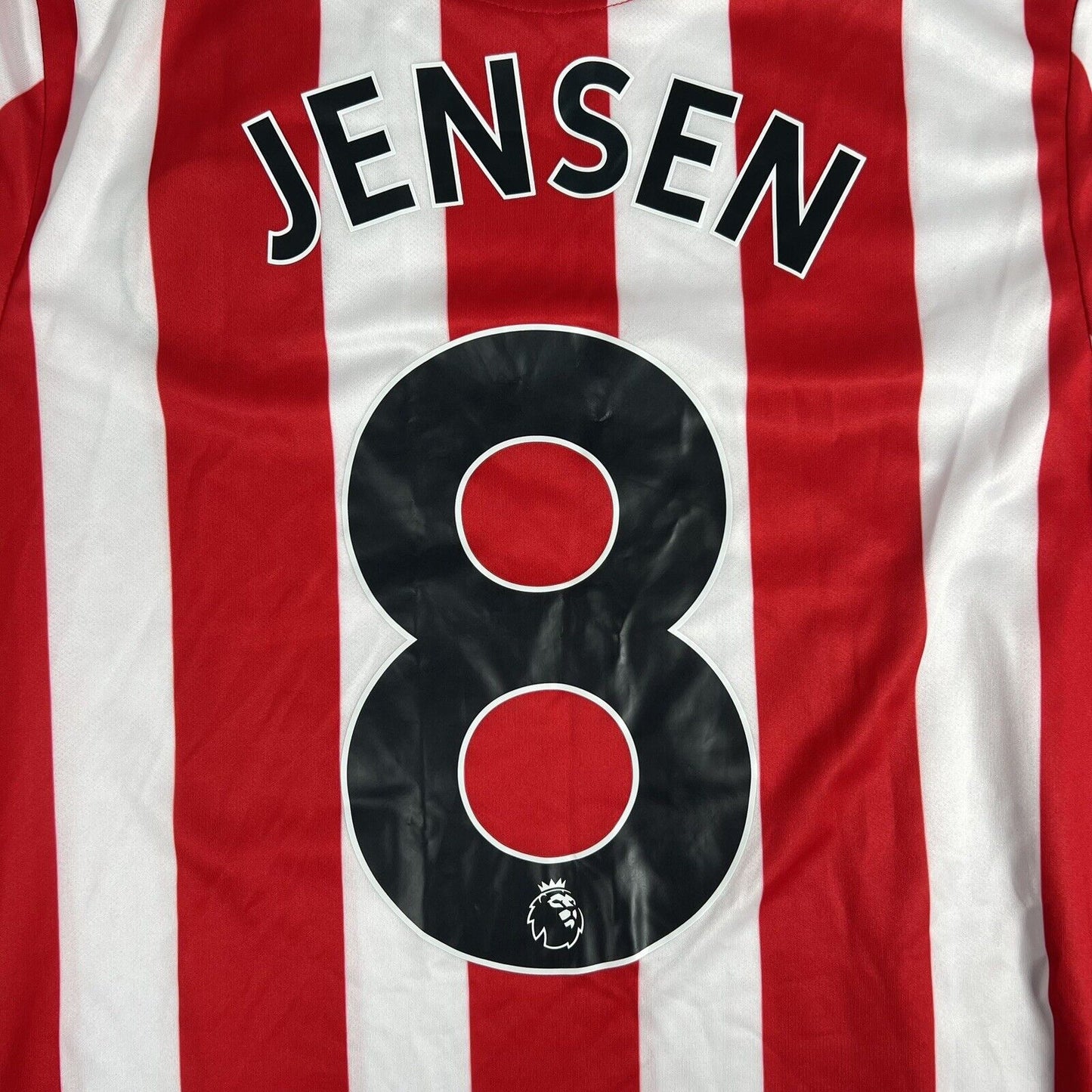 Brentford JENSEN 8 2021/2022/2023 Home Football Shirt BNWT Medium - Football Shirt Kingdom