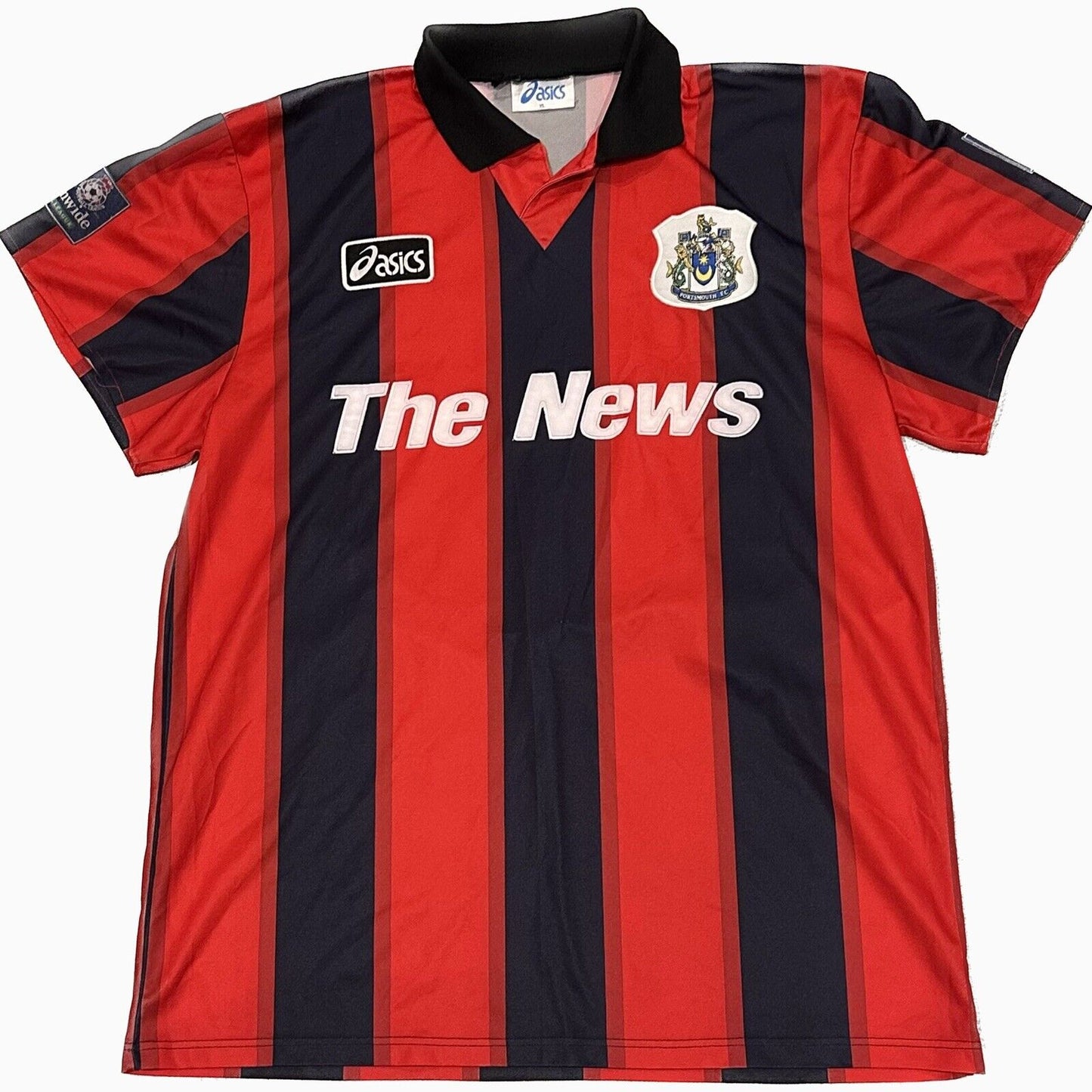 portsmouth 1995 1996 1997 matchworn away football shirt xl2