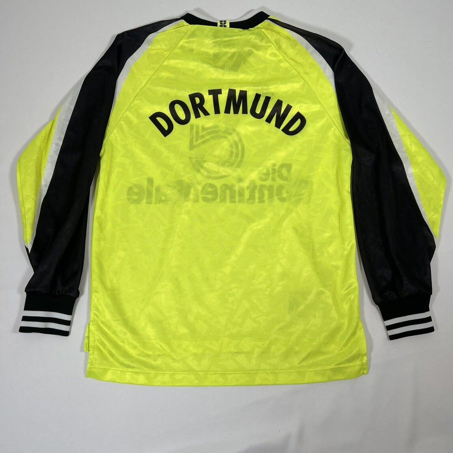 borussia dortmund 1995 1996 home football shirt long sleeves small5