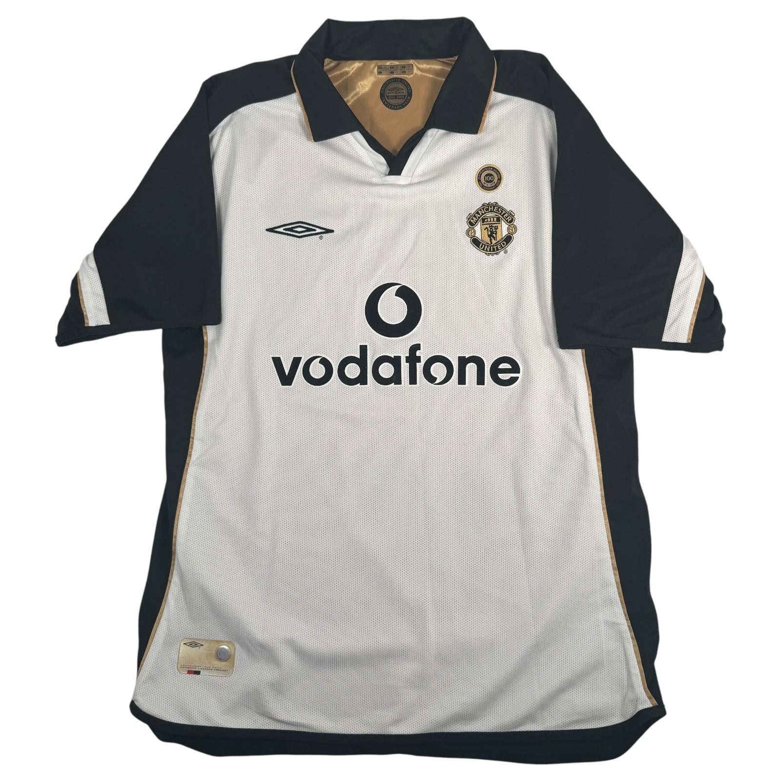 manchester united 2001 2002 away centenary football shirt large2