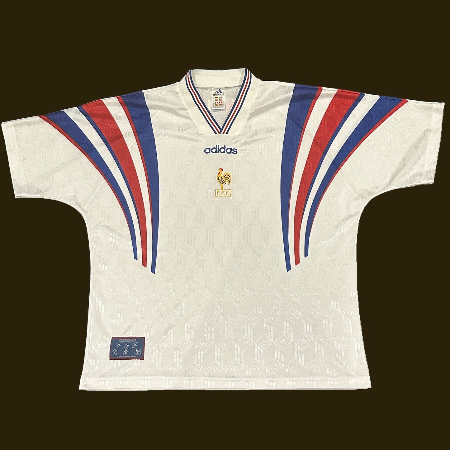 france 1996 1997 away football shirt men s xl 13