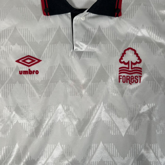 nottingham forest 1989 1990 1991 away football shirt small1