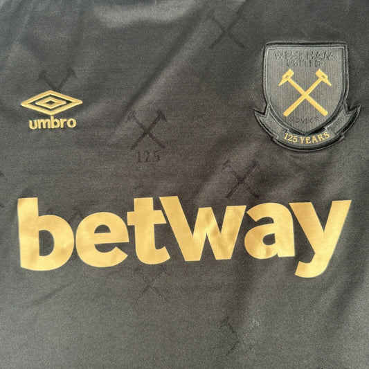 West Ham United 2020/2021 125 Year Third Football Shirt  Large - Football Shirt Kingdom