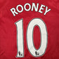 ROONEY 10 Manchester United 2007/2008 Home Football Shirt Large - Football Shirt Kingdom
