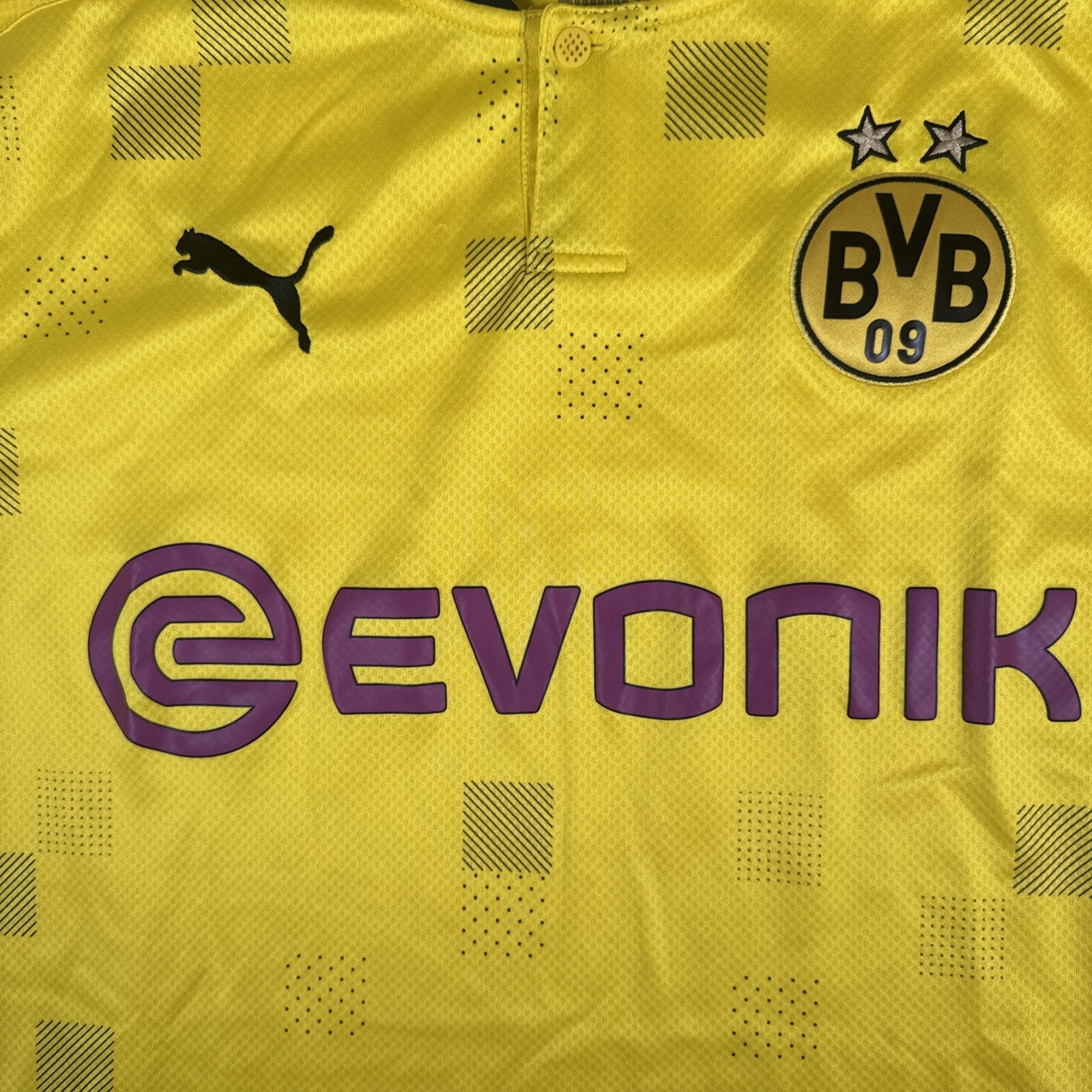 borussia dortmund 2020 2021 cup home football shirt men s large1