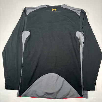 Liverpool 2012/2013 Away Football Shirt Long Sleeve Large — full back view