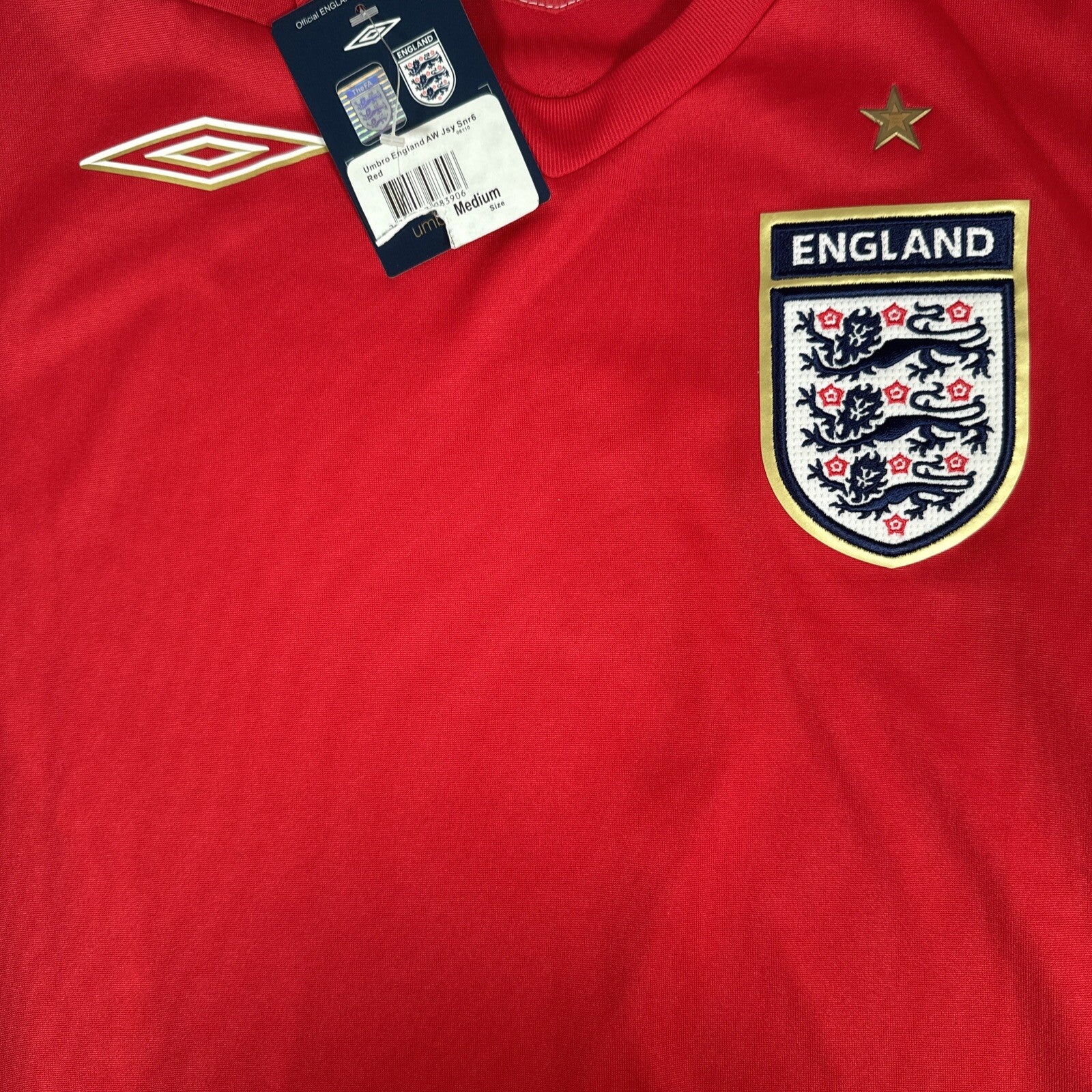 england 2006 2007 2008 away football shirt bnwt medium1