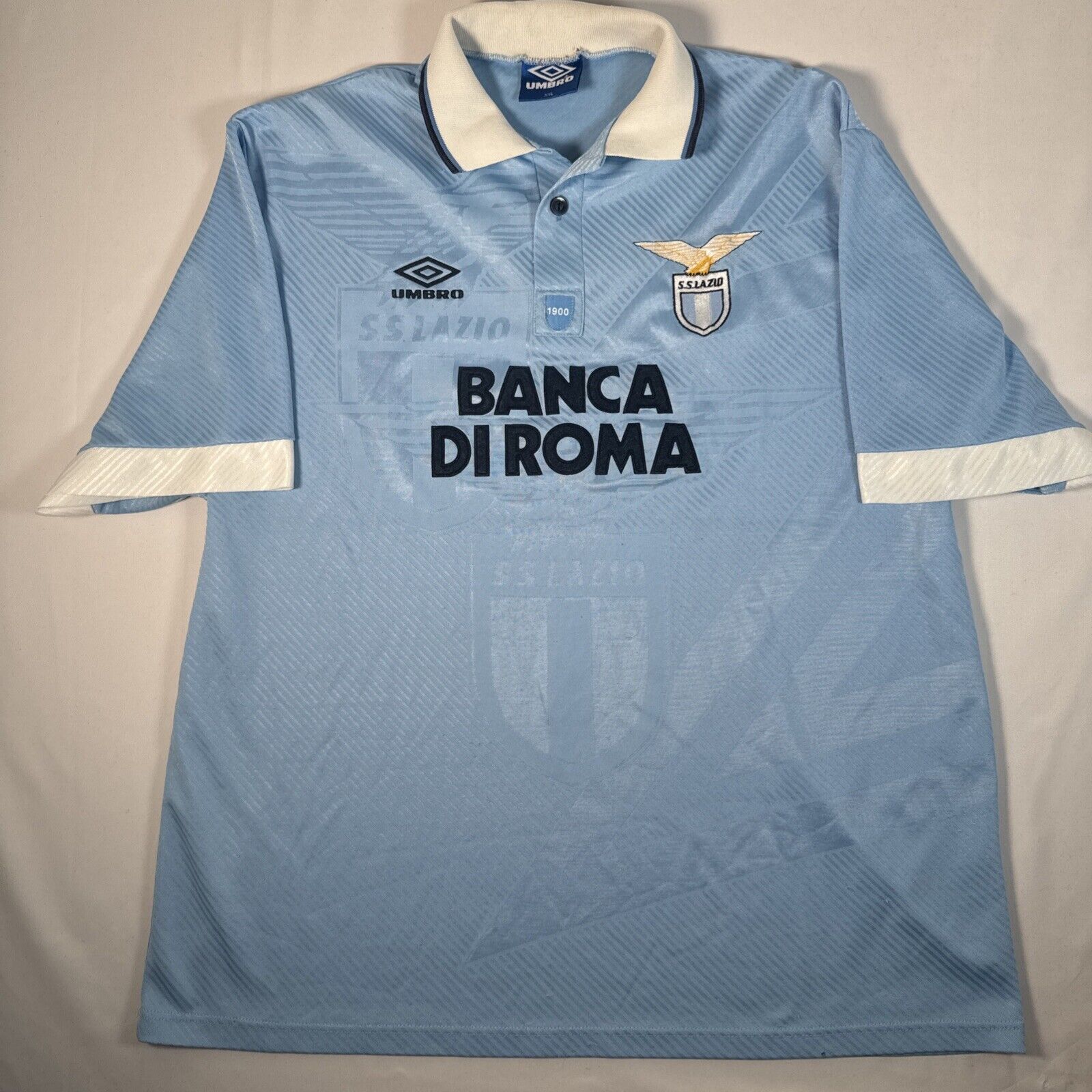 lazio 1993 1994 1995 home football shirt men s xxl 2xl2
