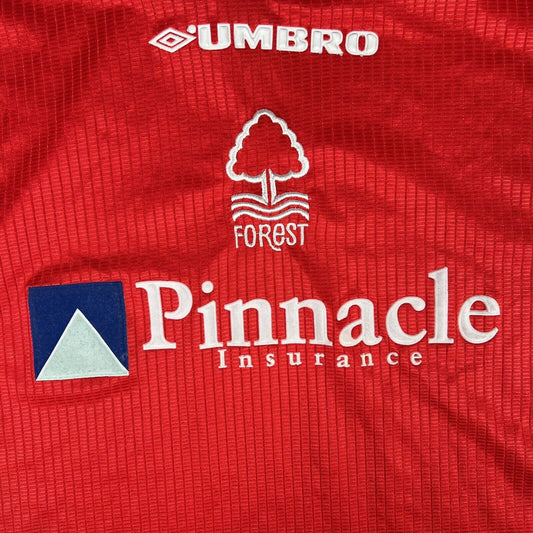 Nottingham Forest 1998/1999/2000 Home Football Shirt  2XL XXL - Football Shirt Kingdom