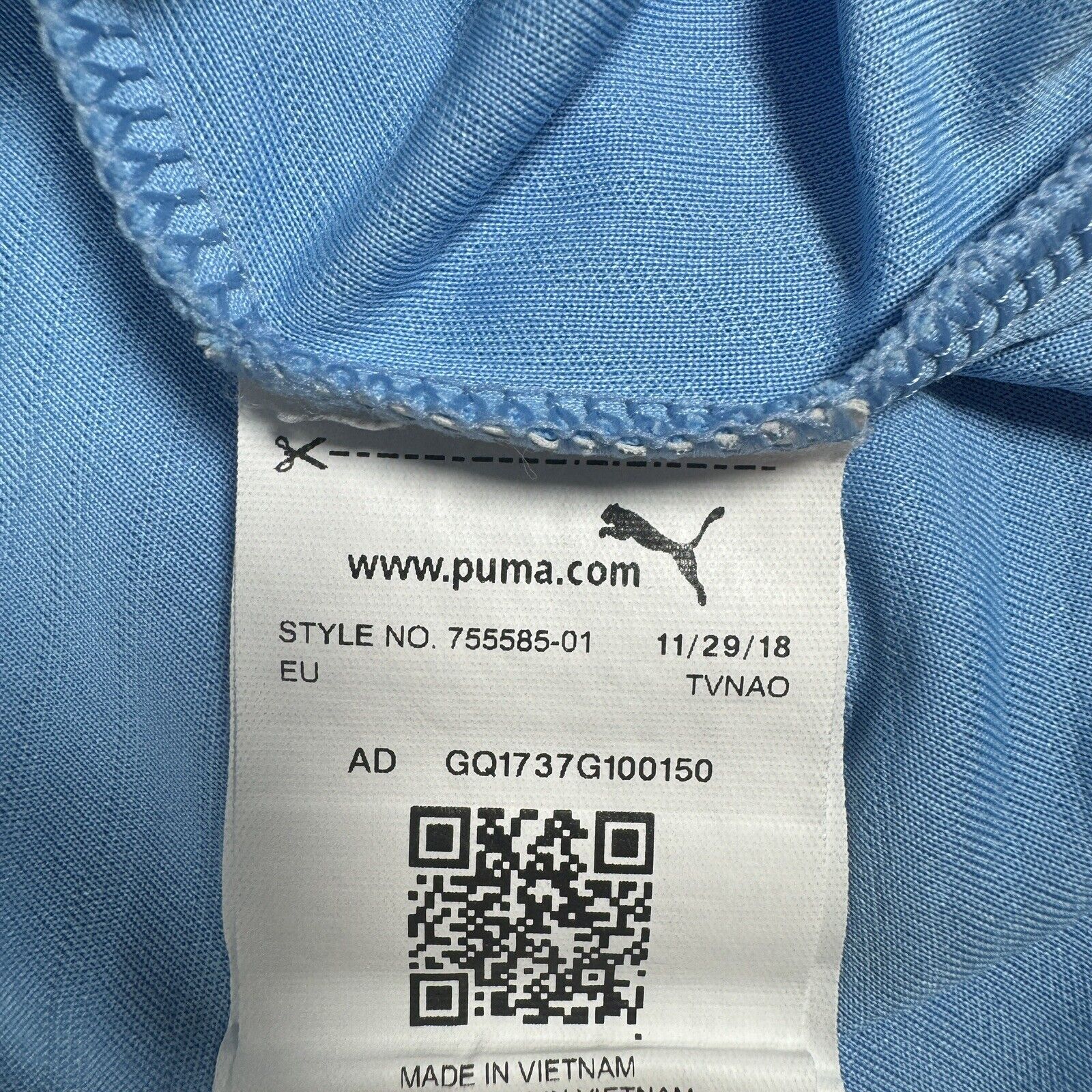 manchester city 2019 2020 125 years home football shirt medium5