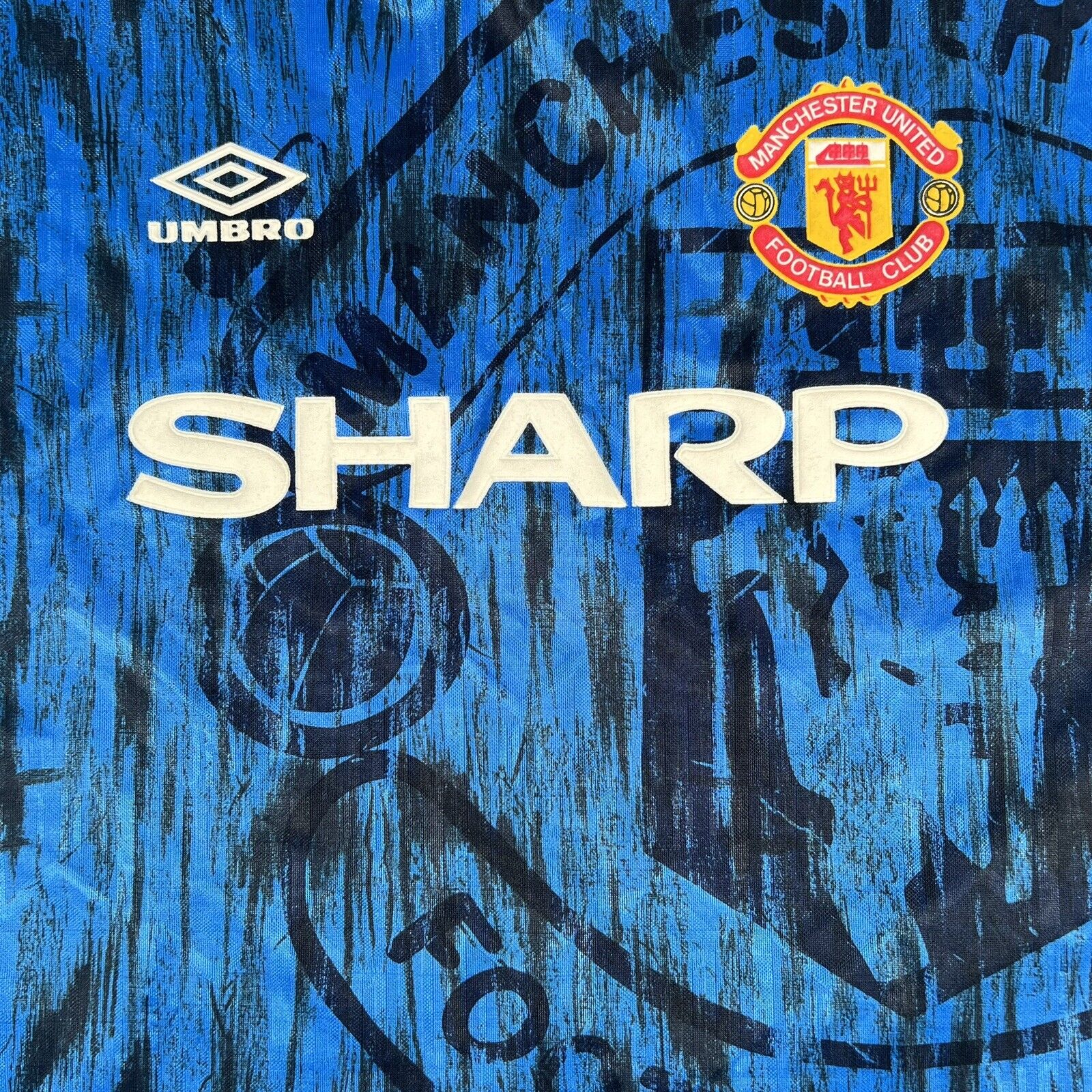 Manchester United 1992/1993 Away Football Shirt  Large - Football Shirt Kingdom