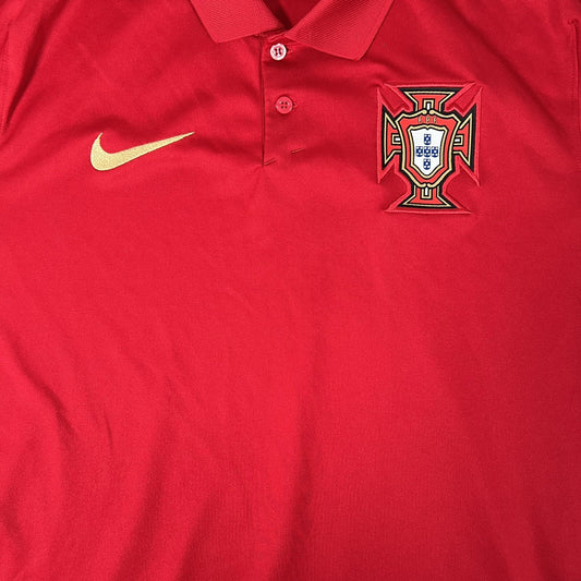 Portugal Euro 2020/2021 Home Football Shirt  Men’s Large - Football Shirt Kingdom