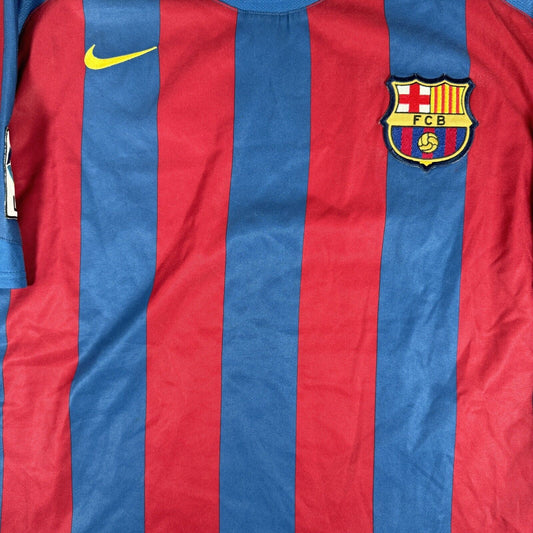 Barcelona 2005/2006 Home Football Shirt  Men’s Large - Football Shirt Kingdom