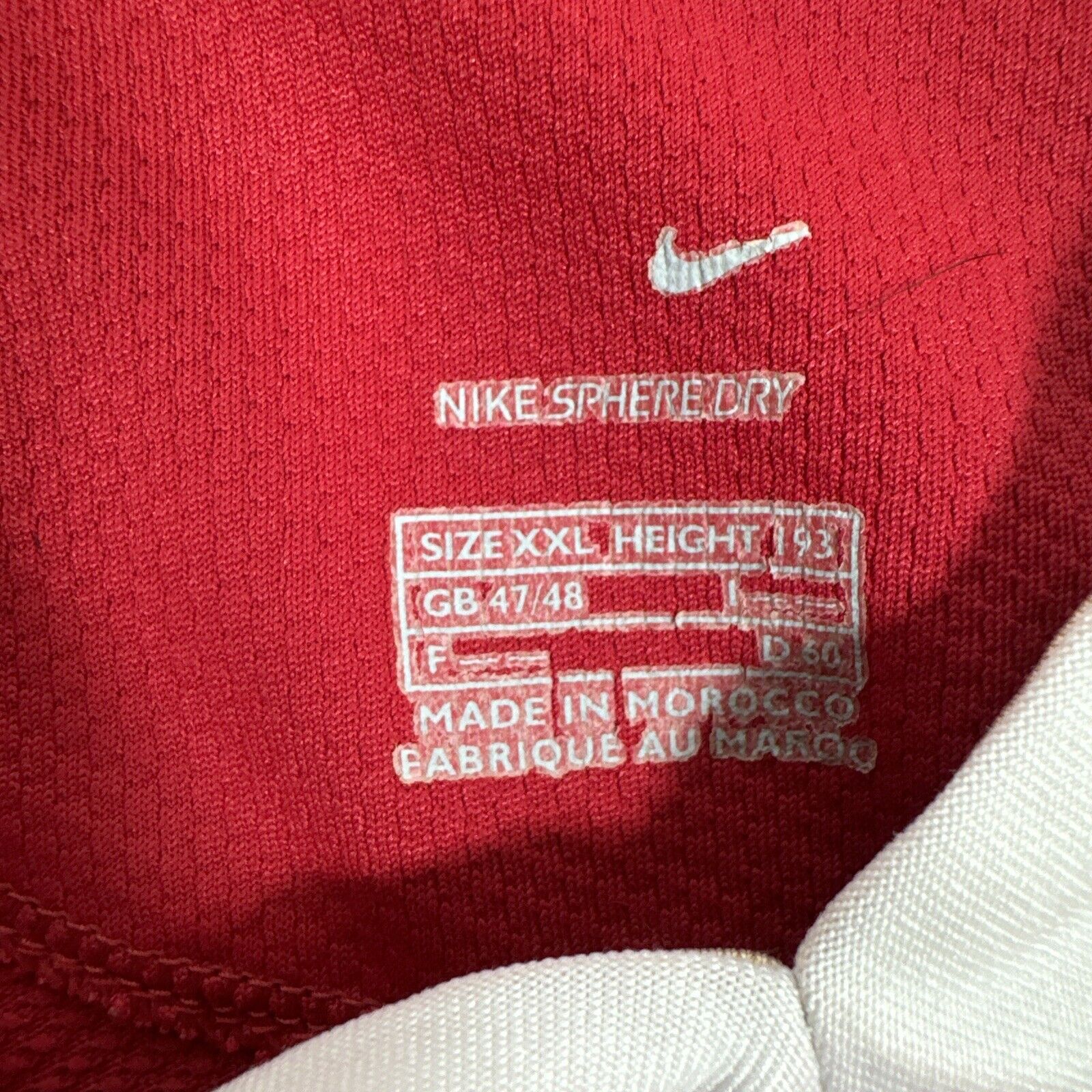 manchester united 2006 2007 home football shirt 2xl xxl4