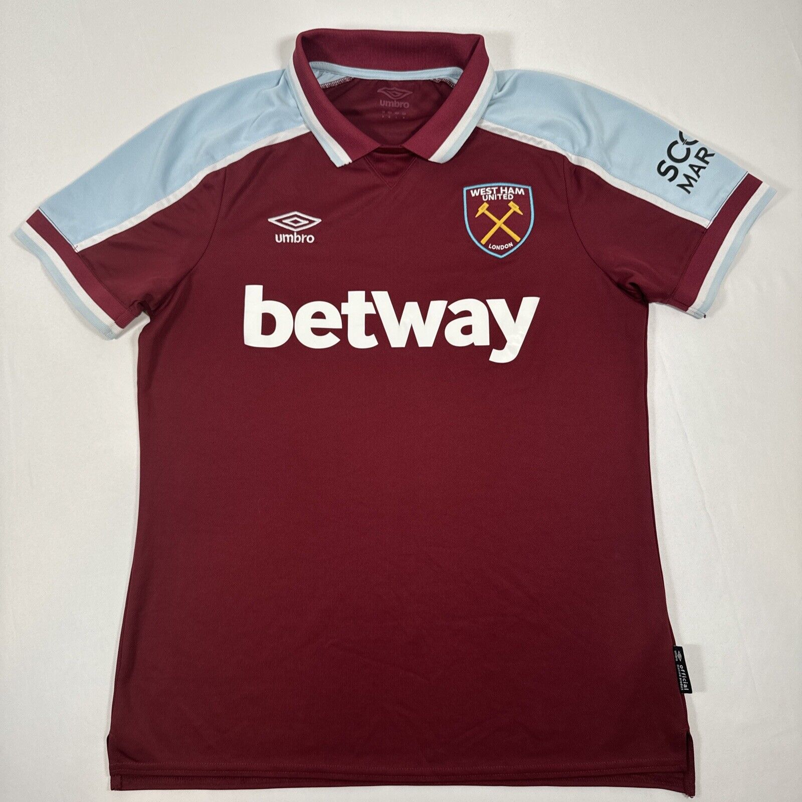 west ham united 2021 2022 home football shirt medium2