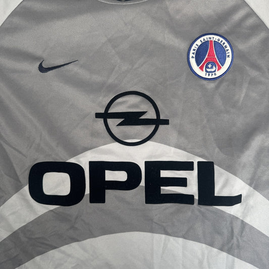 PSG Paris Saint-Germain 2001/2002 Away Football Shirt  Large
