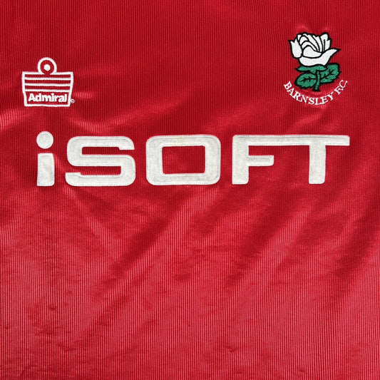 barnsley 2001 2002 home football shirt men s medium1