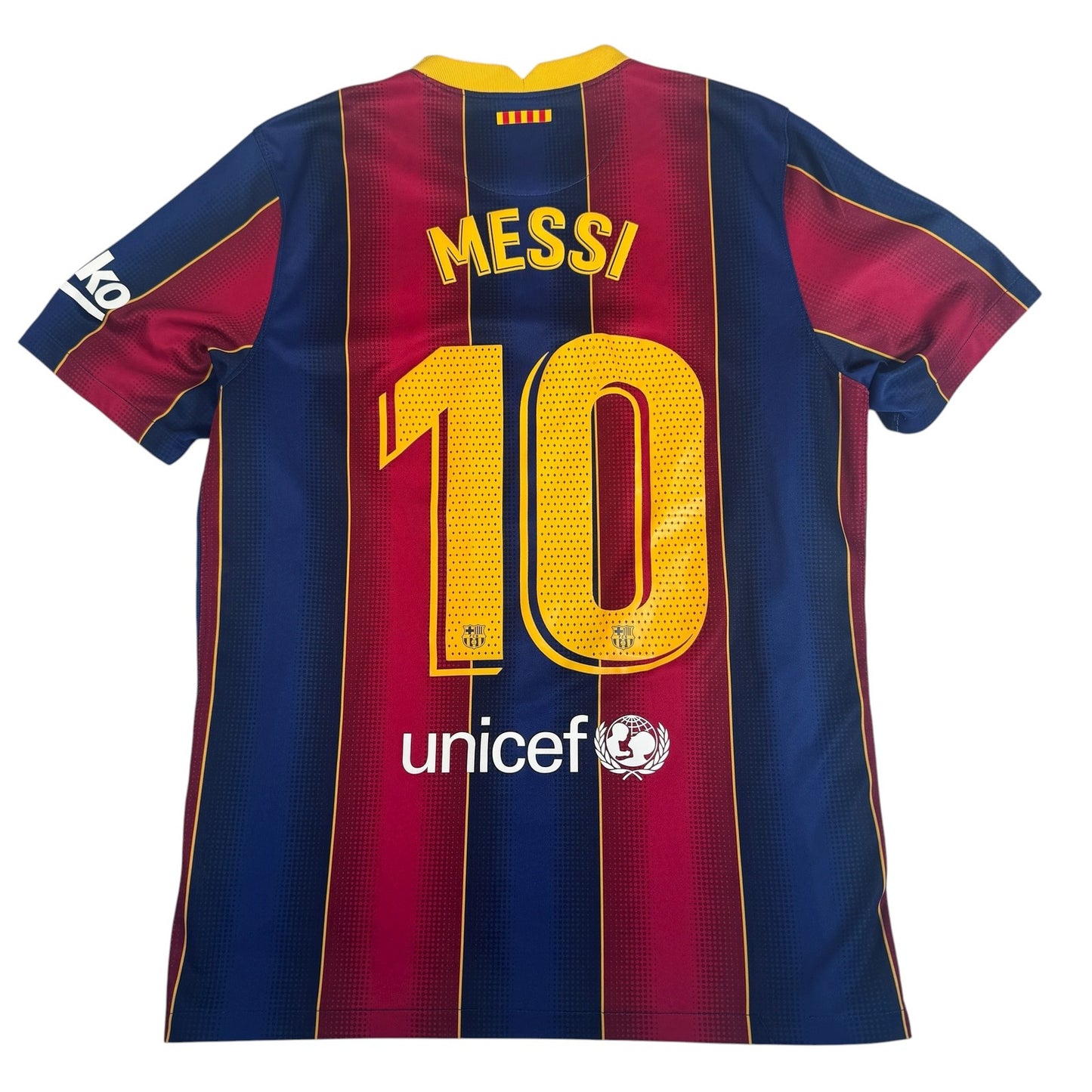 MESSI 10 Barcelona 2020/2021 Home Football Shirt  Large