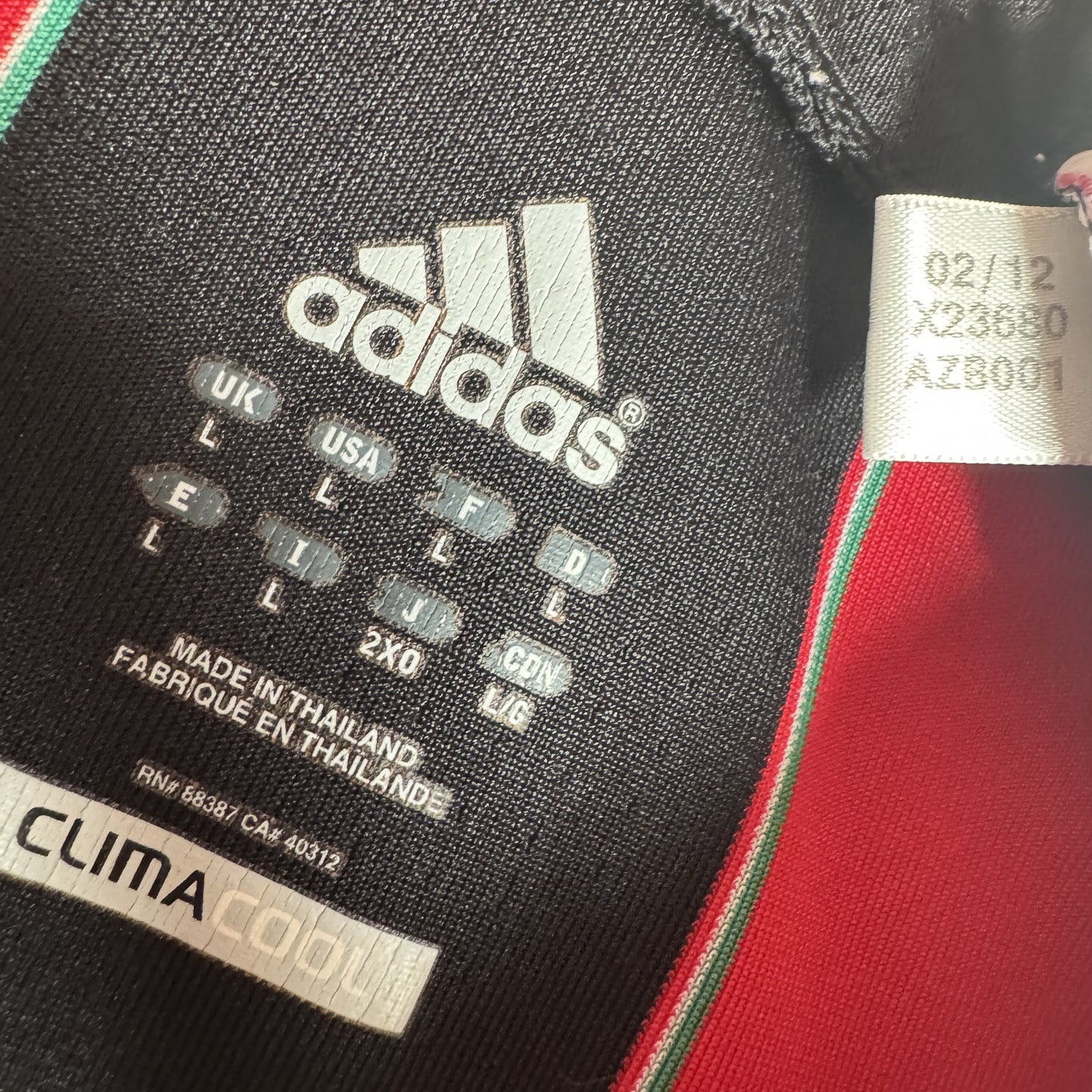 AC Milan 2012/2013 Home Football Shirt  Large