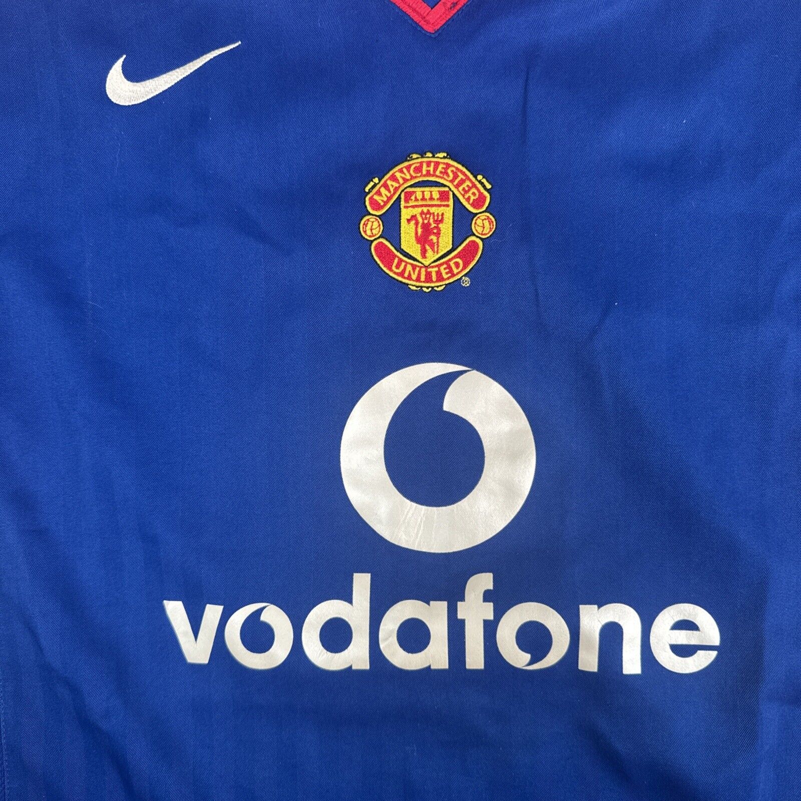 rooney 8 manchester united 2005 2006 away football shirt large 12