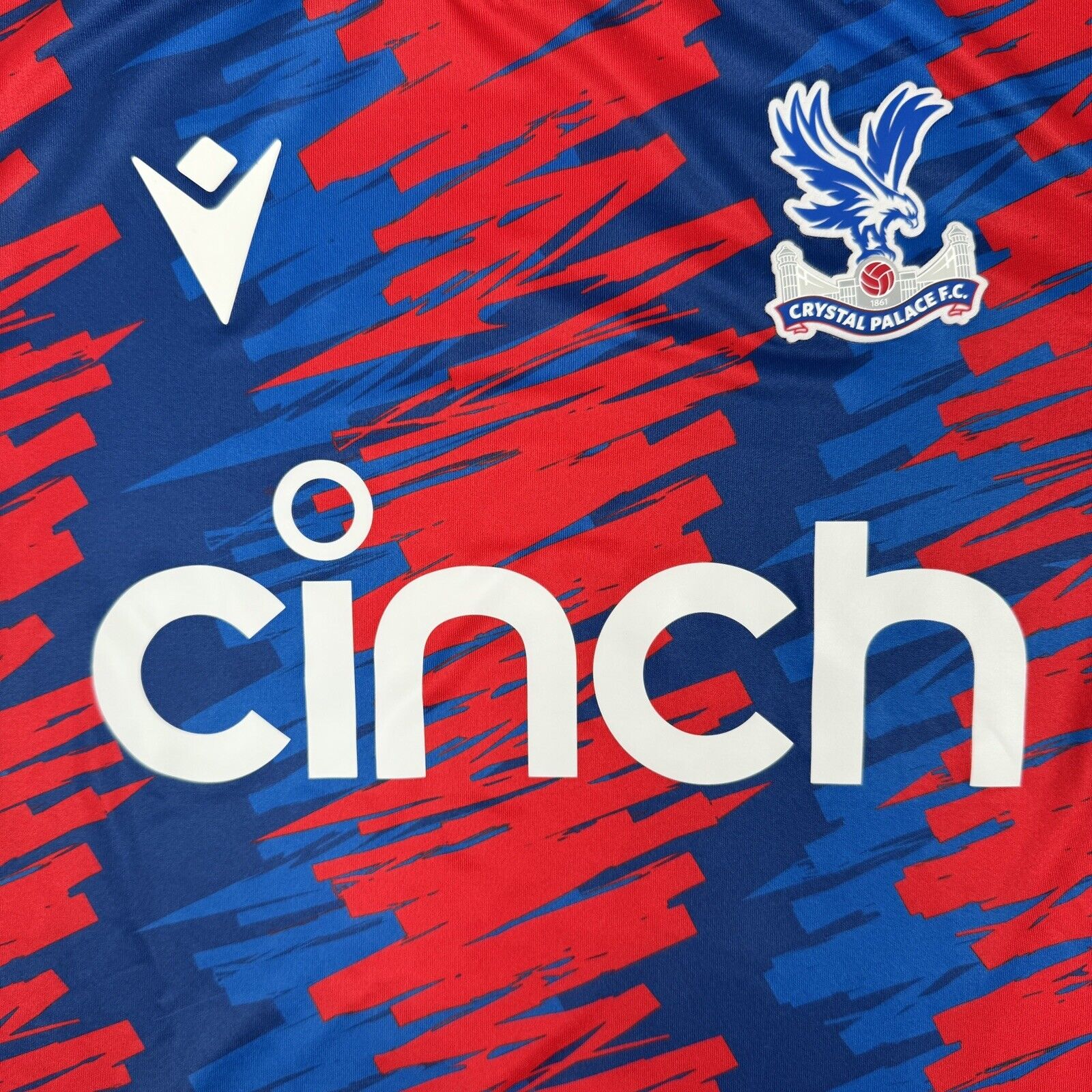 Crystal Palace 2022/2023 Home Football Shirt   Small - Football Shirt Kingdom
