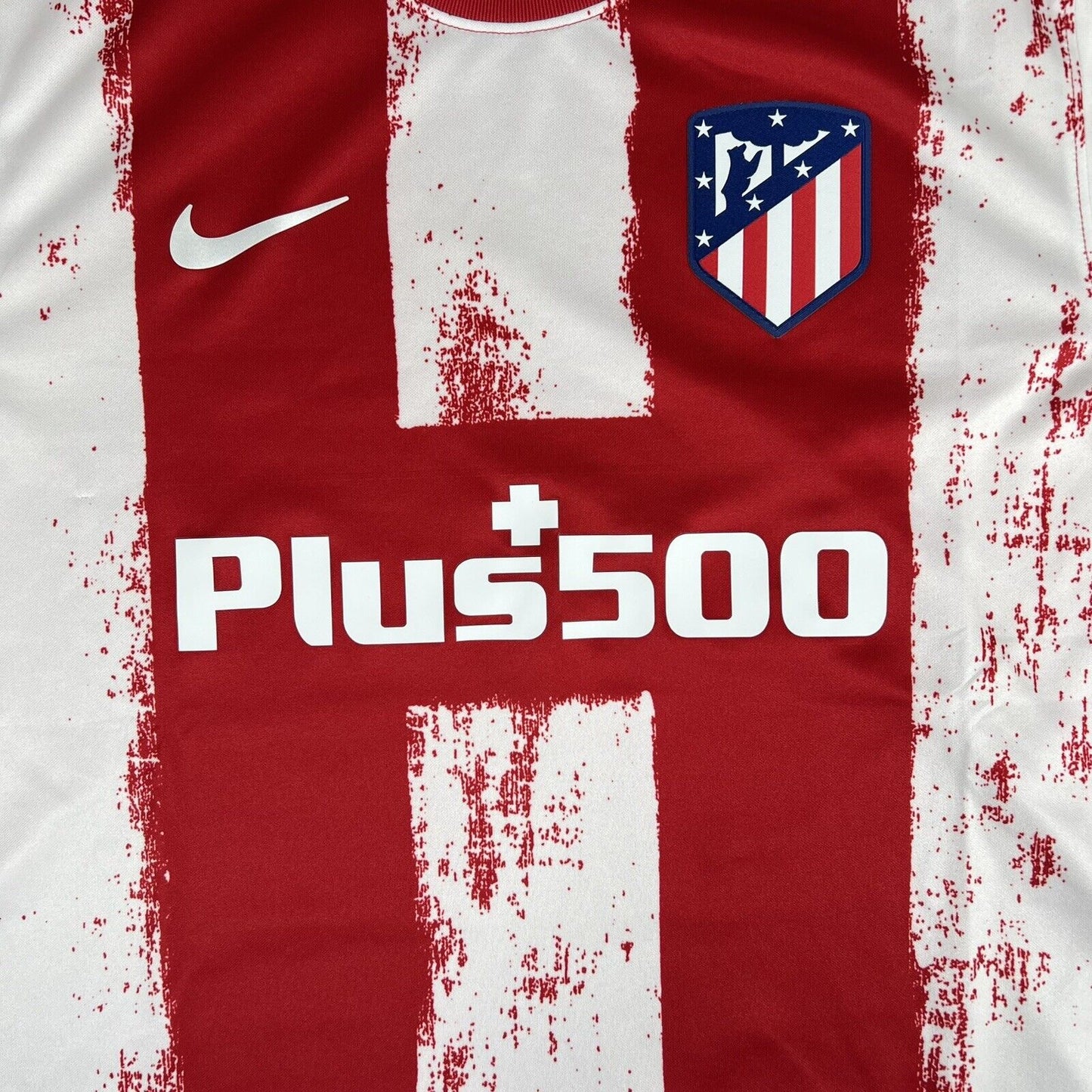 Atletico Madrid 2021/2022 Home Football Shirt   Large - Football Shirt Kingdom