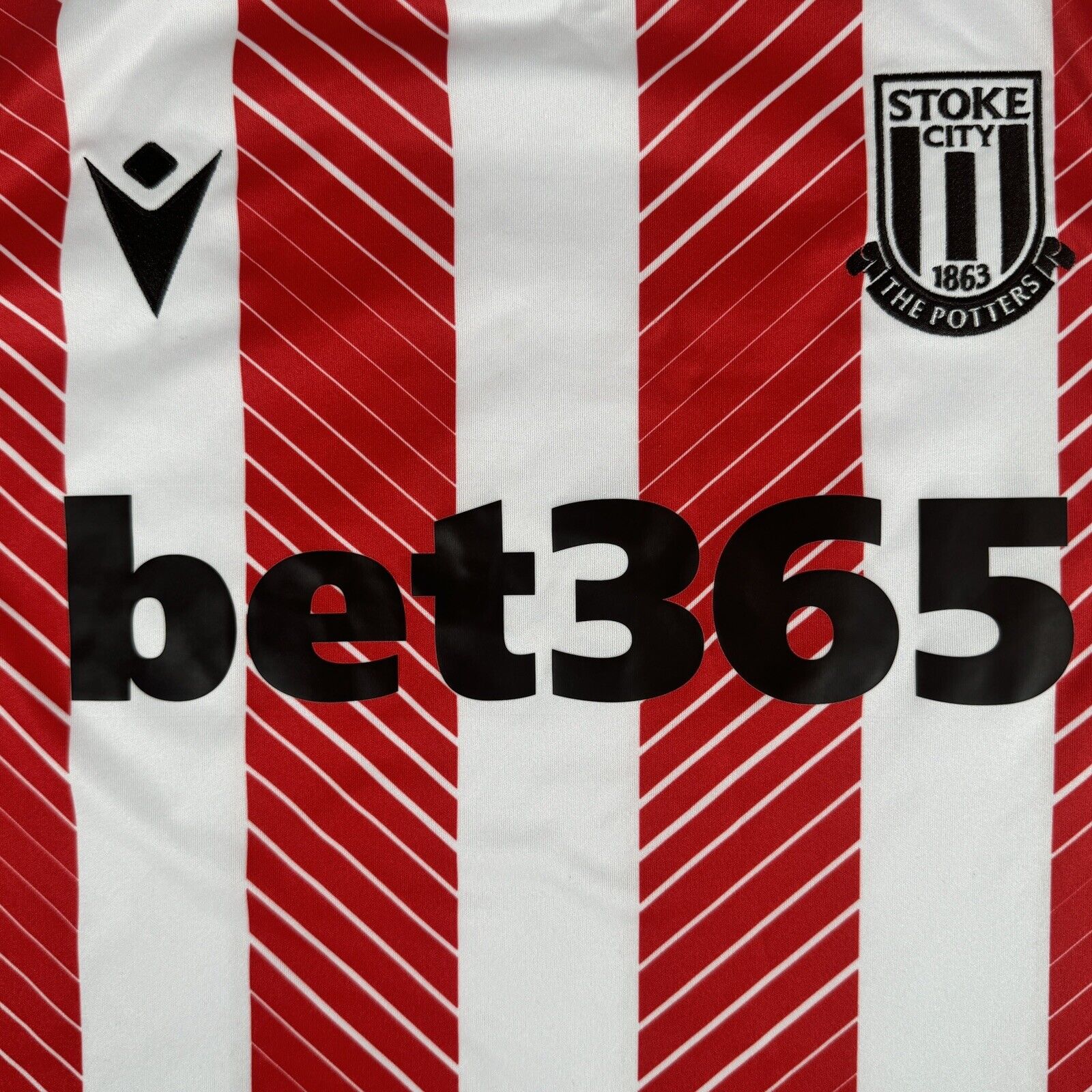 Stoke City 2022/2023 Home Football Shirt Men’s Large - Football Shirt Kingdom