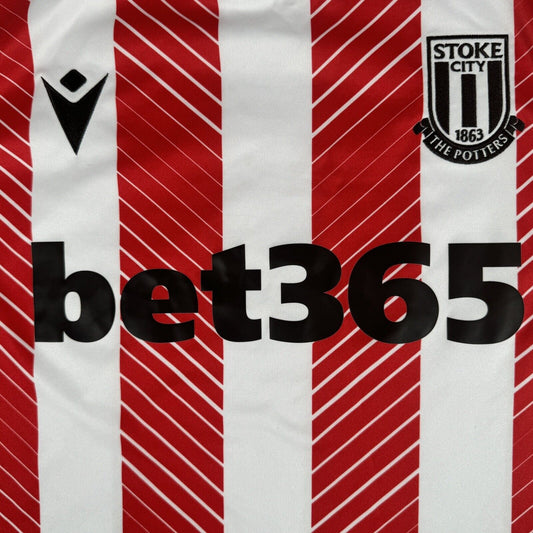 Stoke City 2022/2023 Home Football Shirt Men’s Large - Football Shirt Kingdom