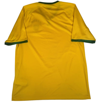 Brazil 2014/2015/2016 Home Football Shirt Large — full back view