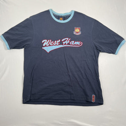 official retro west ham united leisure football shirt large2