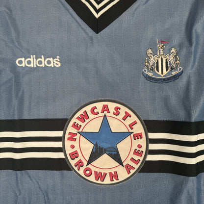 Newcastle United 1996/1997 Away Football Shirt XL — front close-up