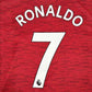 RONALDO 7 Manchester United 2020/2021 HEAT RDY Spec Home Football Shirt Large