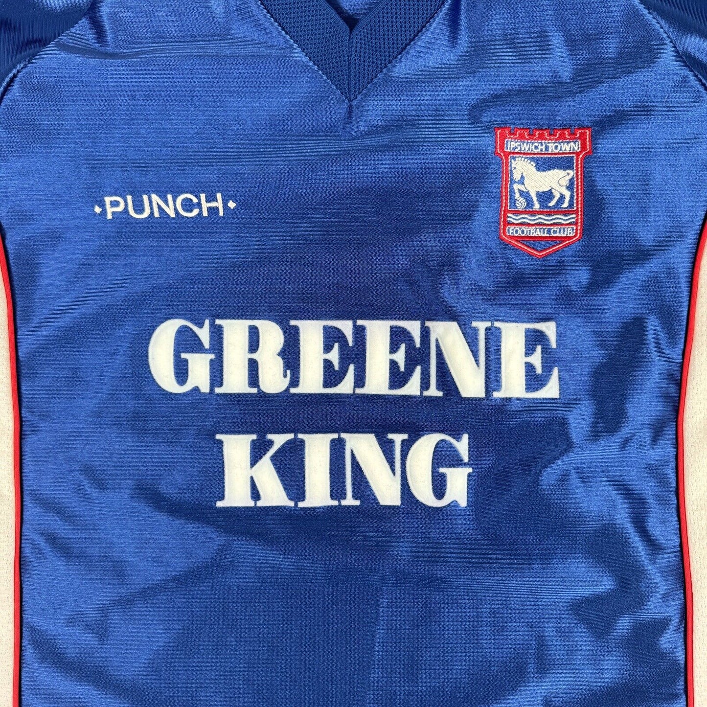 Ipswich Town 1999/2000/2001 Home Football Shirt  Small - Football Shirt Kingdom