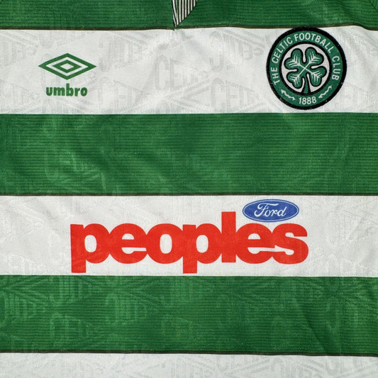 Celtic 1991/1992 Home Football Shirt   Large / XL - Football Shirt Kingdom