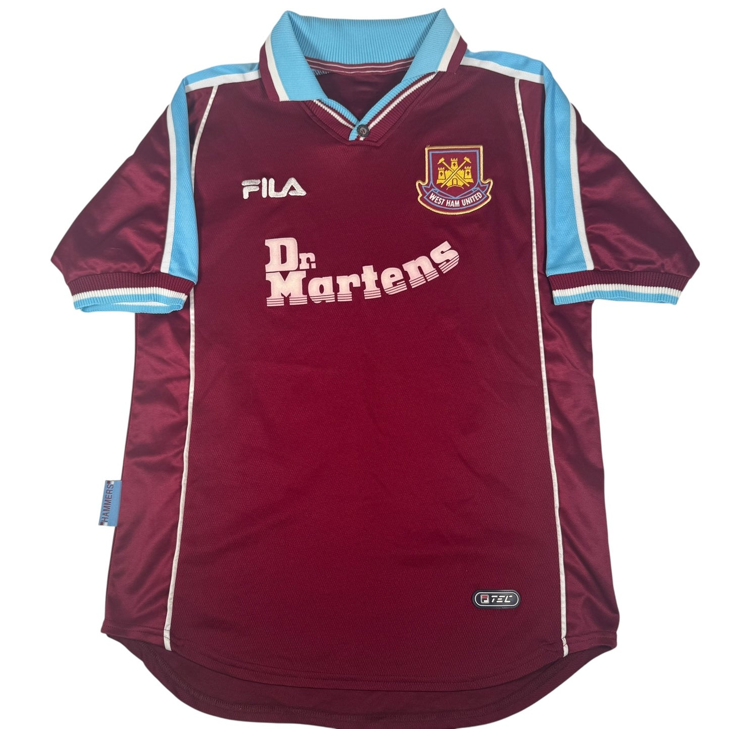 West Ham United 1999/2000/2001 Home Football Shirt  Large