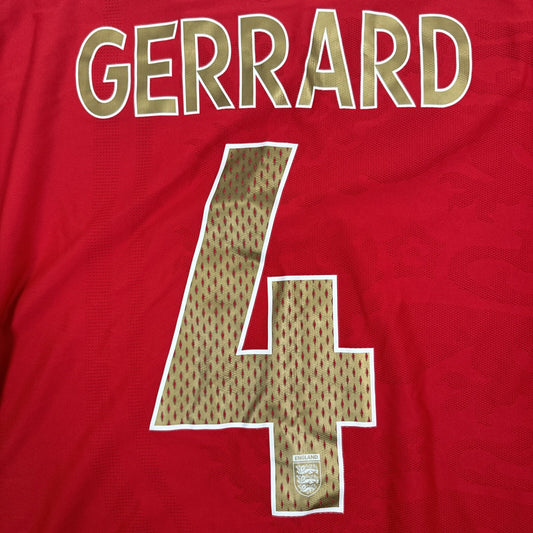 gerrard 4 england 2006 2007 2008 away football shirt men s xxl 2xl1