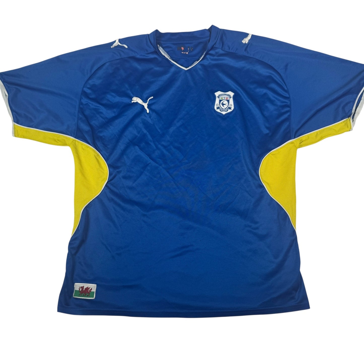 Cardiff City 2009/2010 Home Football Shirt  Medium