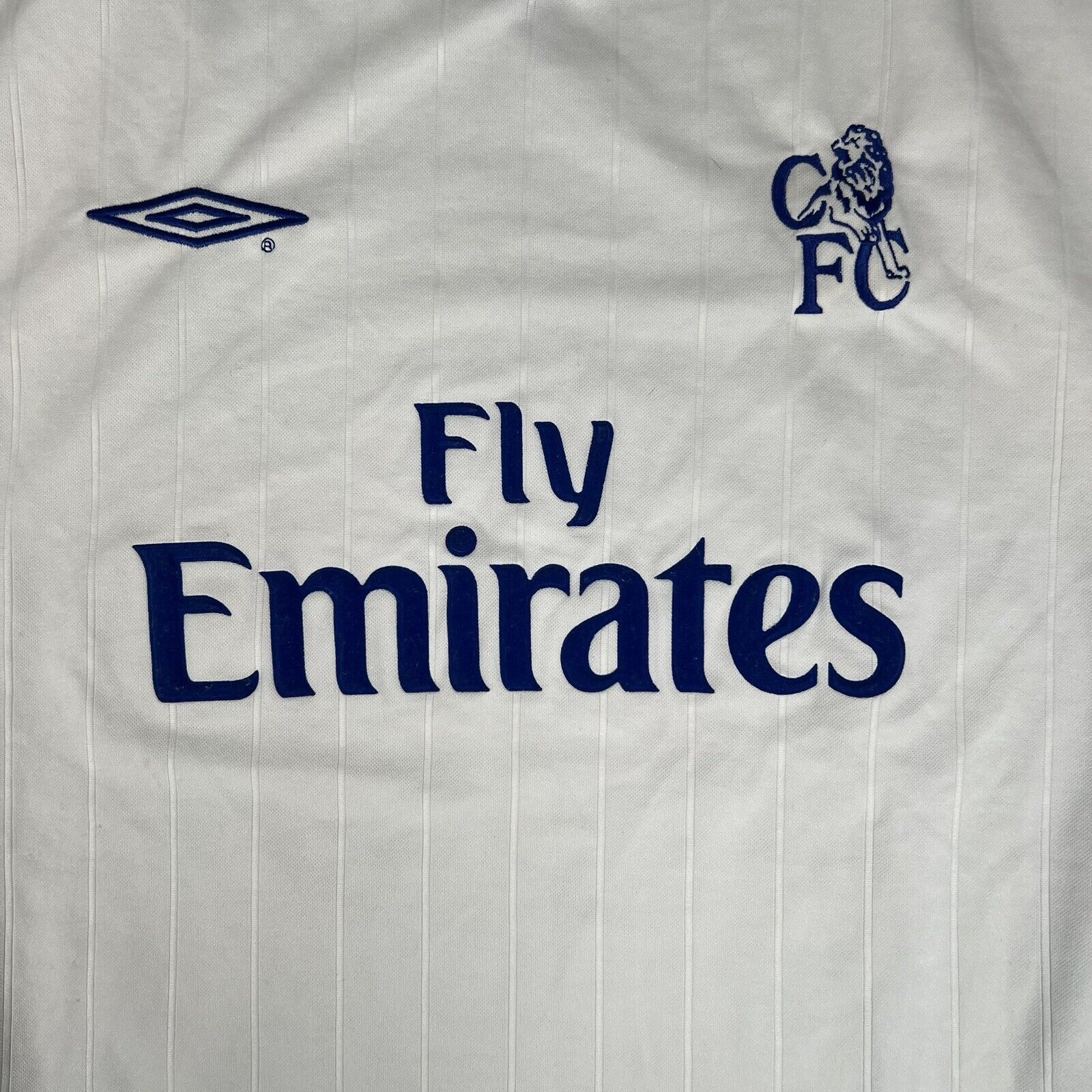Chelsea 2001/2002/2003 Away Third Football Shirt  Large - Football Shirt Kingdom