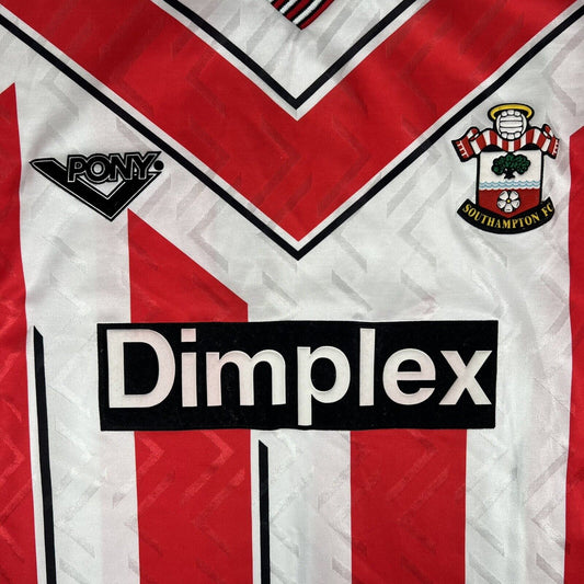 Southampton 1993/1994/1995 Home Football Shirt  XL - Football Shirt Kingdom