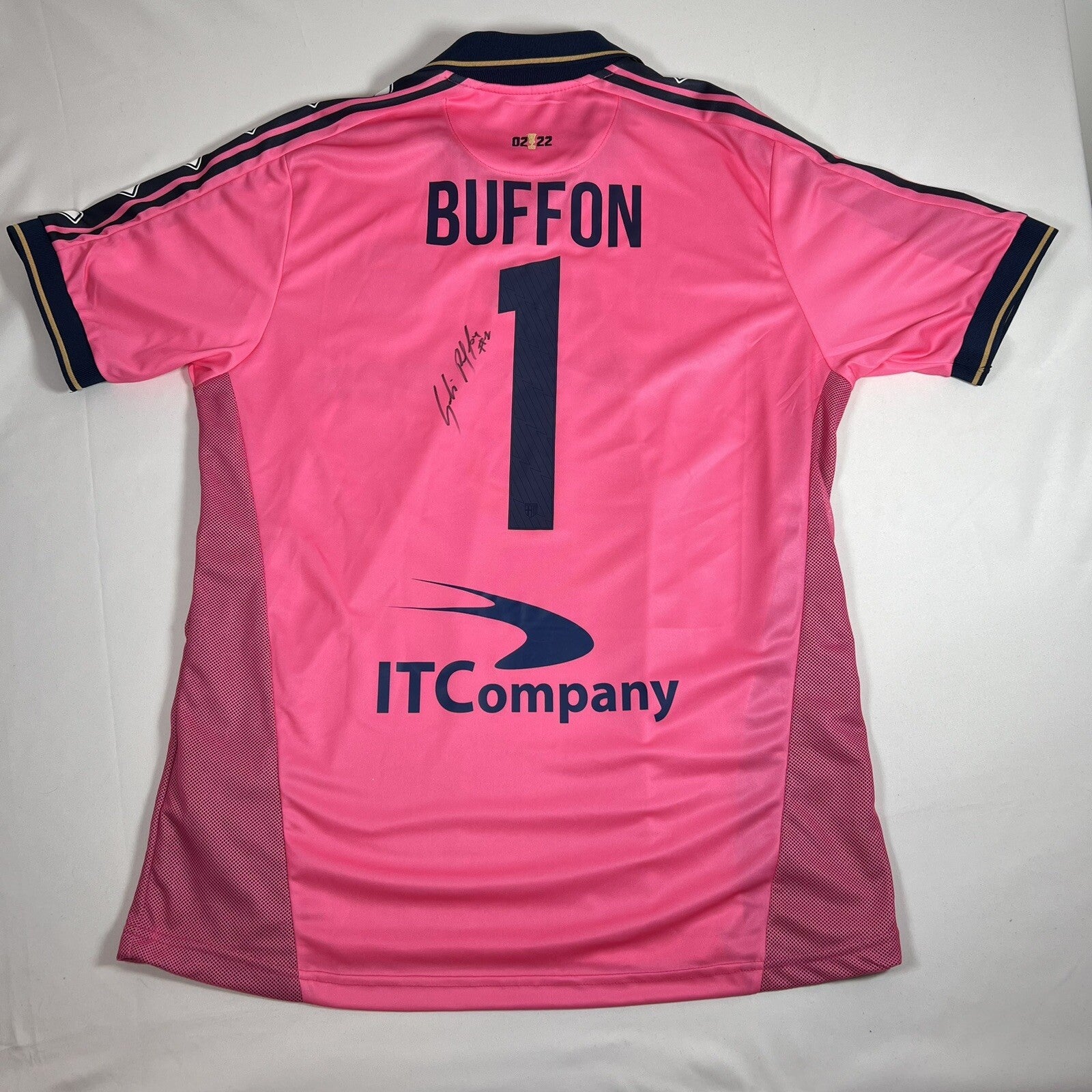 buffon 1 parma 2022 2023 goalkeeper football shirt signed last season 24