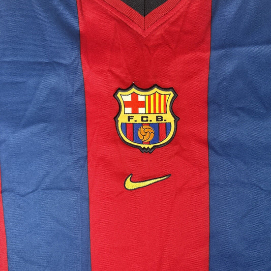 Barcelona 1998/1999 Home Football Shirt  Men’s Medium