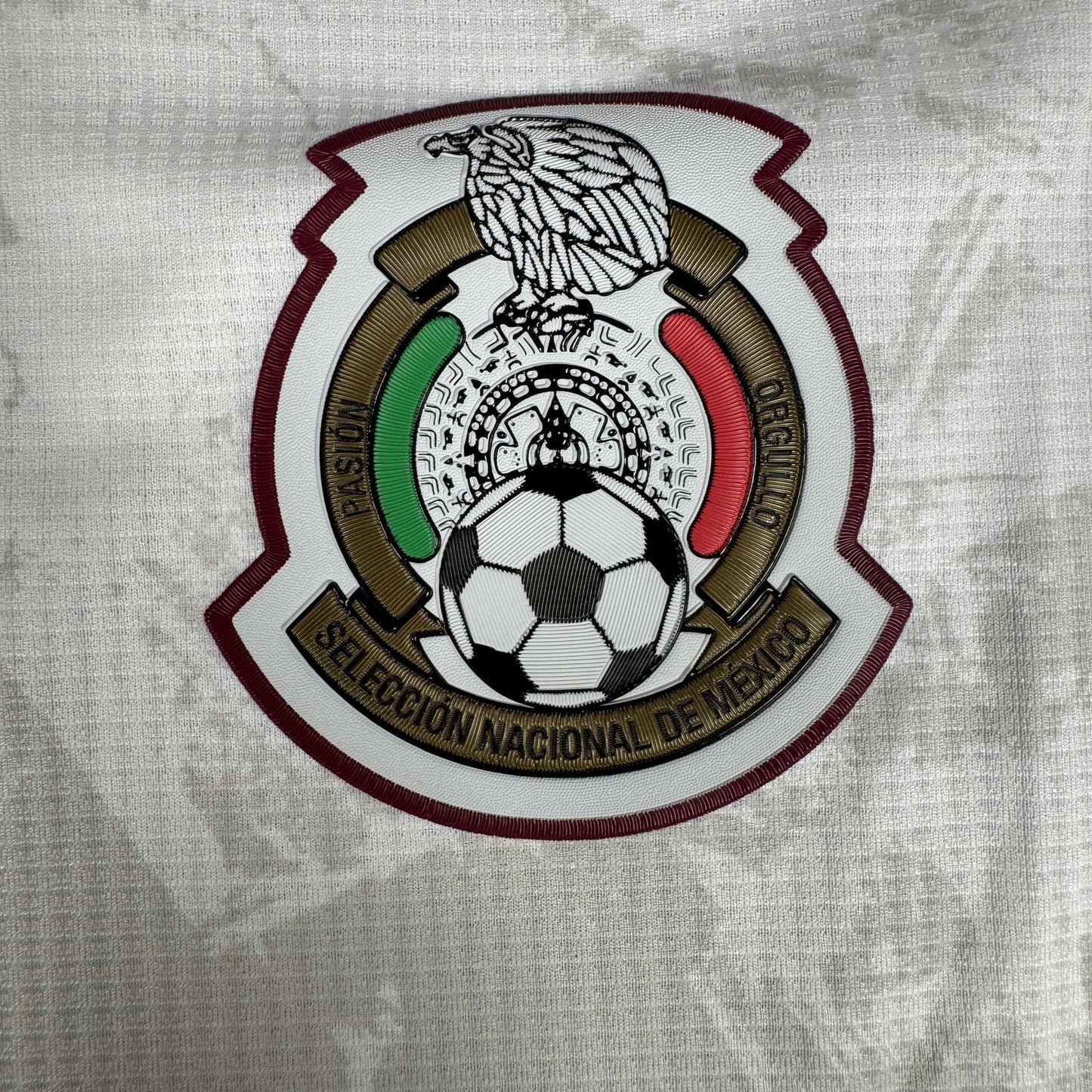 J.ANGULO Mexico 2020/2021 Away Long Sleeve Football Shirt Player Spec Medium