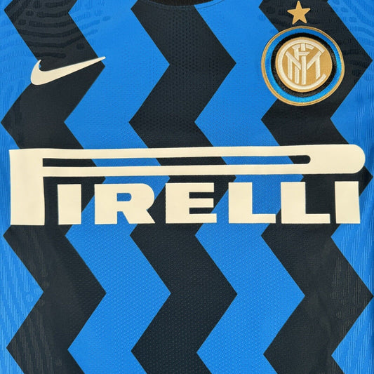 Inter Milan 2020/2021 Home Football Shirt Player Spec Men’s Small - Football Shirt Kingdom