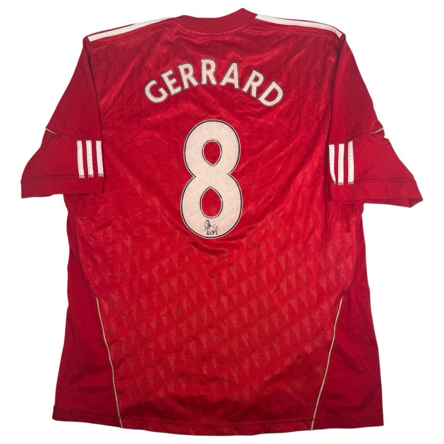 gerrard 8 liverpool 2010 2011 2012 home football shirt 2xl xxl3