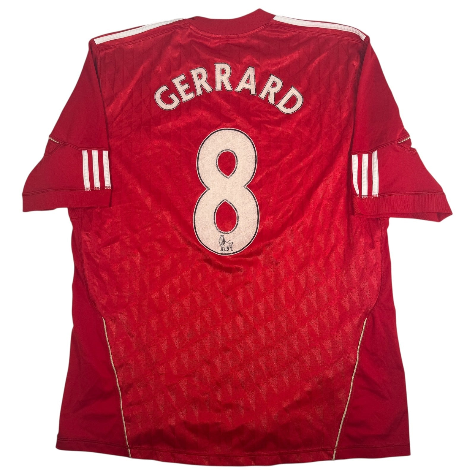 gerrard 8 liverpool 2010 2011 2012 home football shirt 2xl xxl3