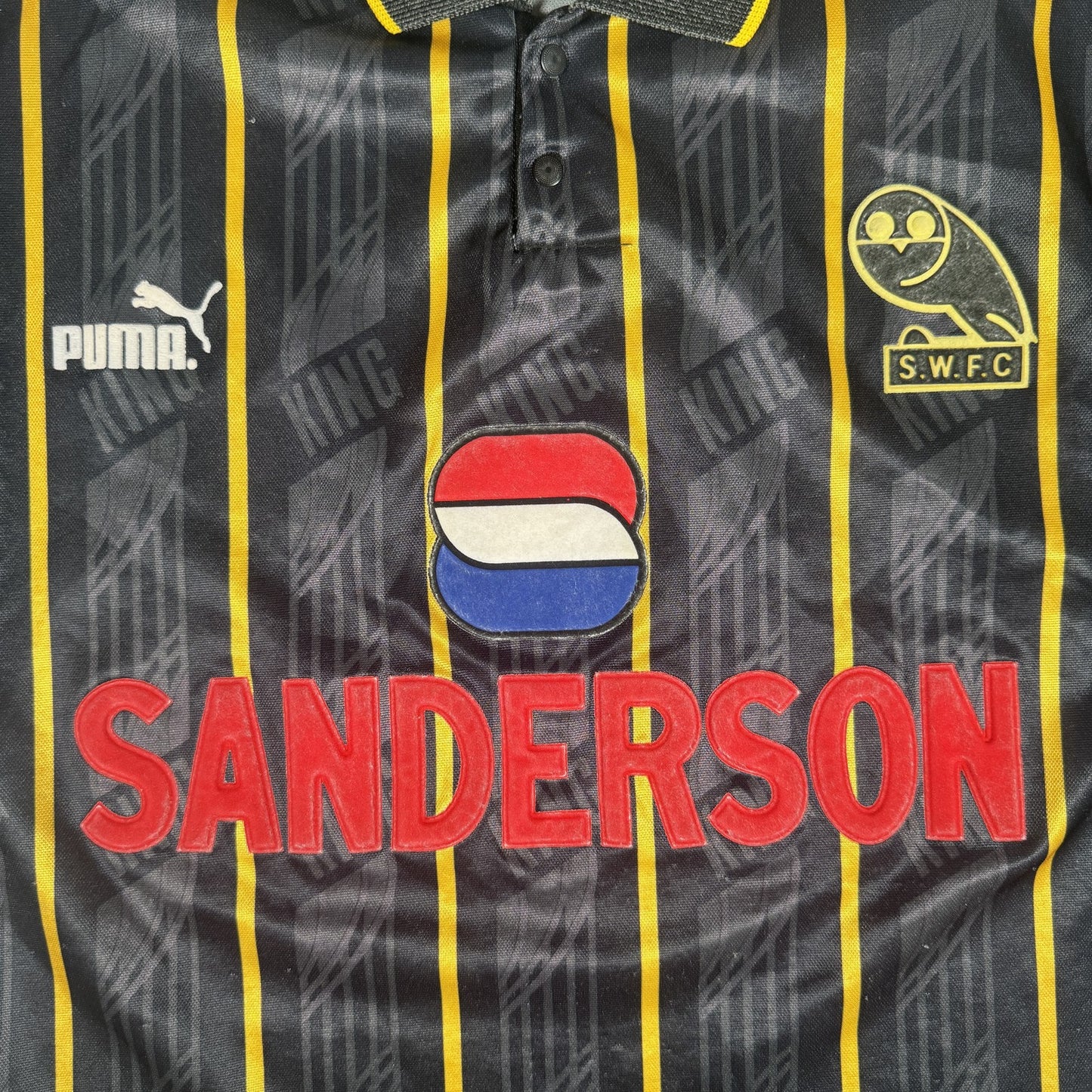 Sheffield Wednesday 1993/1994/1995 Away Third Football Shirt Small